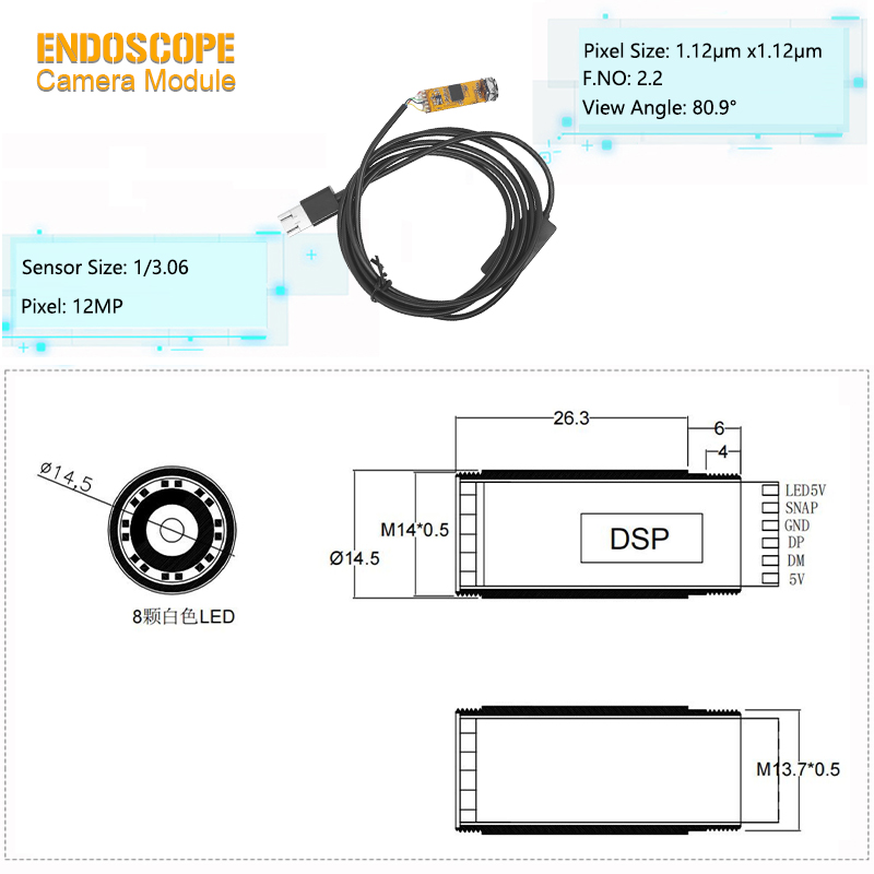 Guide de s&eacute;lection du module d'endoscope &agrave; intensit&eacute; variable ultra haute d&eacute;finition 12 MP&nbsp;: cr&eacute;er une solution visuelle professionnelle pour l'inspection des grandes cavit&eacute;s