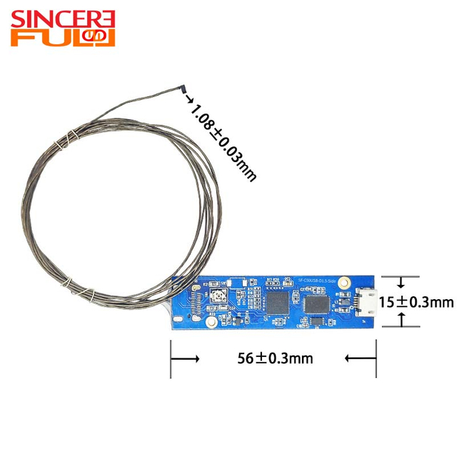 תמונת ממשק USB חיישן OCHFA10 קוטר 1.5 מ'מ אנדוסקופ מצלמת מודול מבט צד