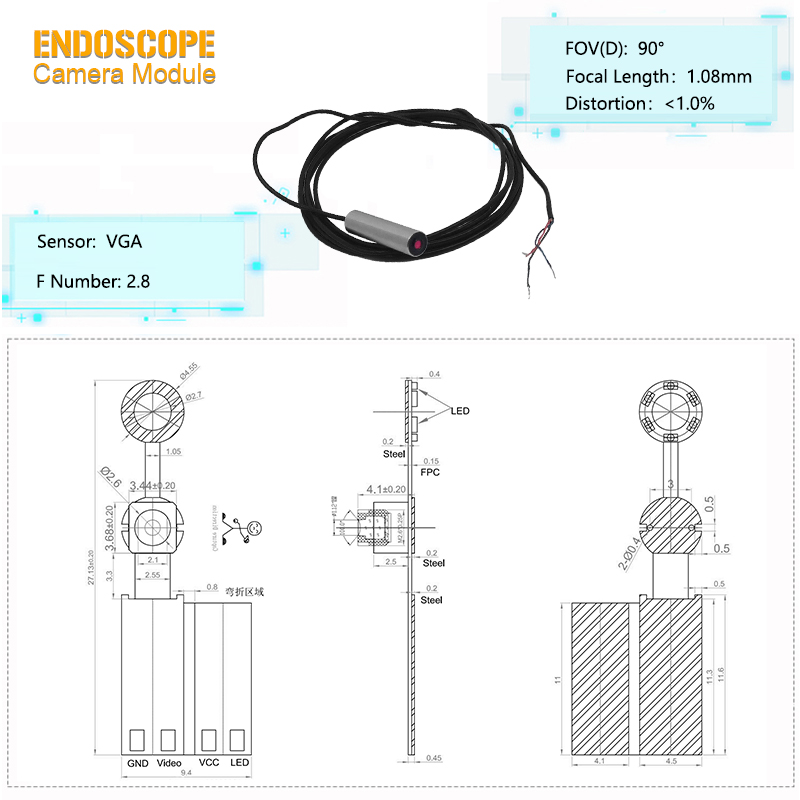 4,6-mm-VGA-NTSC-Endoskop: Plug-and-Play-Vision f&uuml;r &auml;ltere und enge R&auml;ume